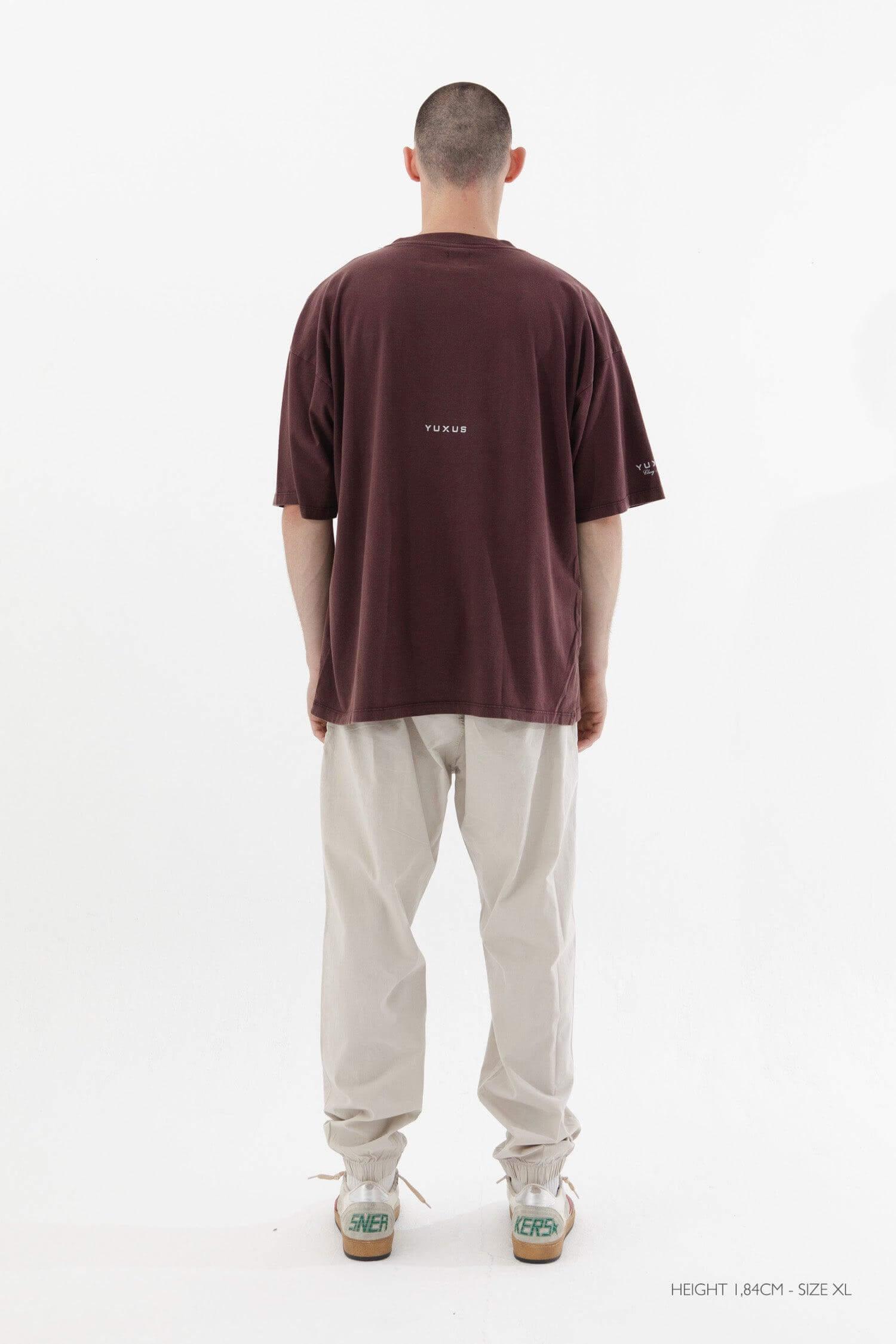 GARNET "OVERSEAS" TEE - YUXUS