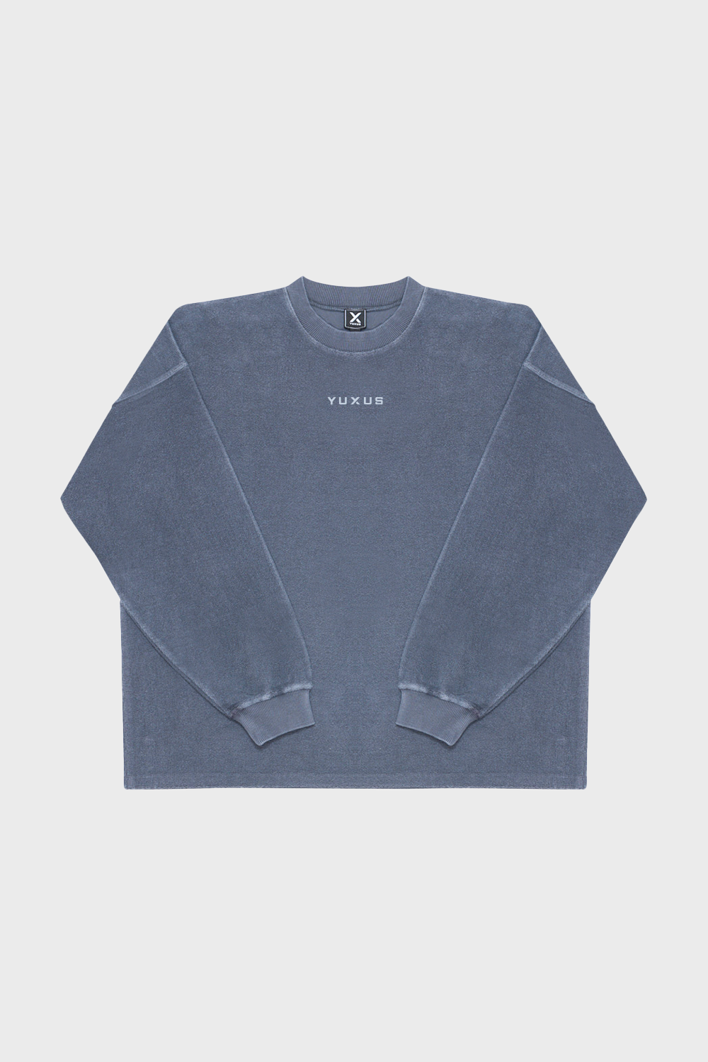 INDIGO "CRONOS" REVERSE CREWNECK