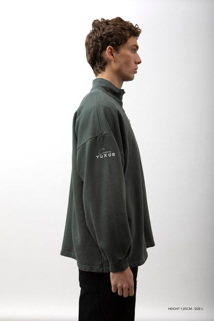 SHADOW "PATTERNS" HALF ZIP